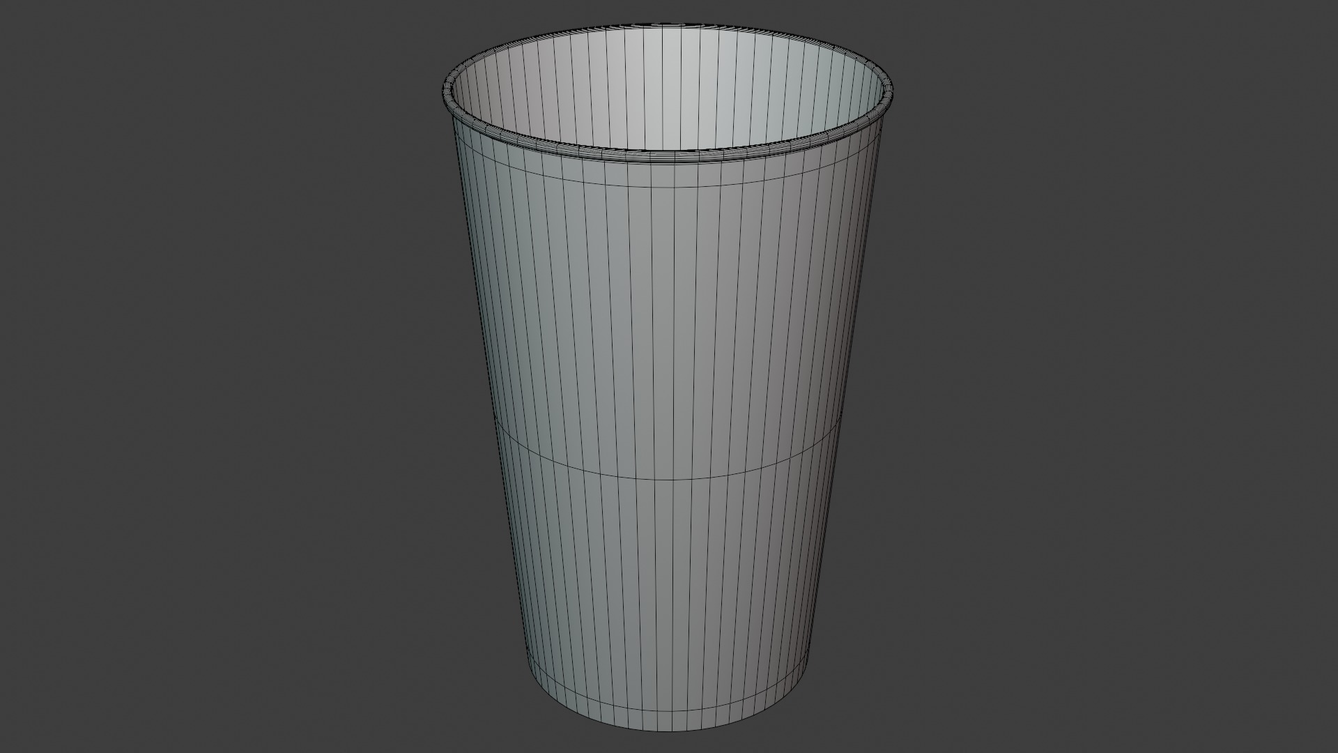 Coffee cup empty V PBR 3D model_2