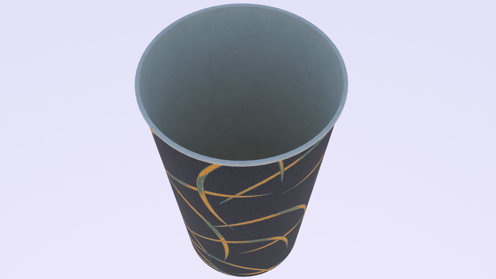 Coffee cup empty V PBR 3D model_6