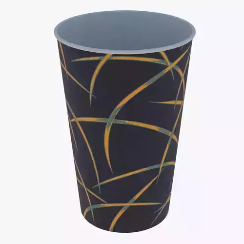 Coffee cup empty V PBR 3D model
