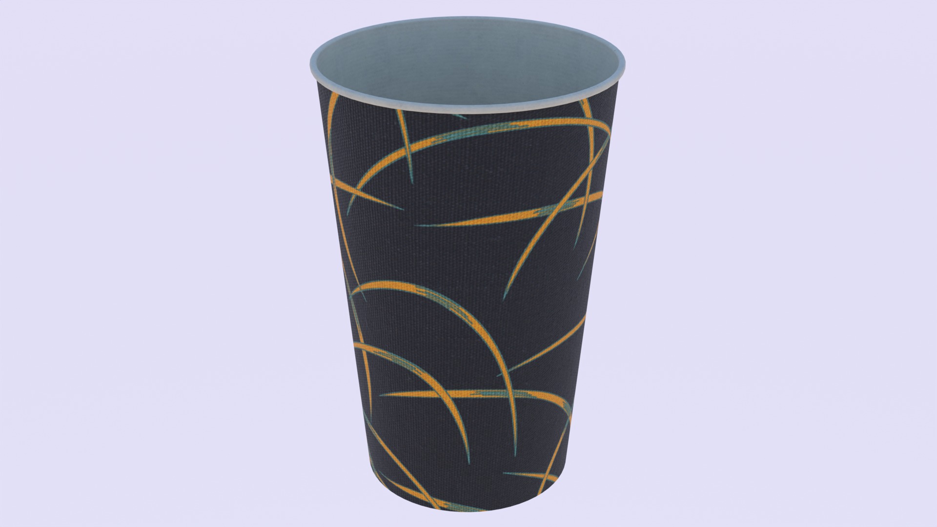 Coffee cup empty V PBR 3D model_3