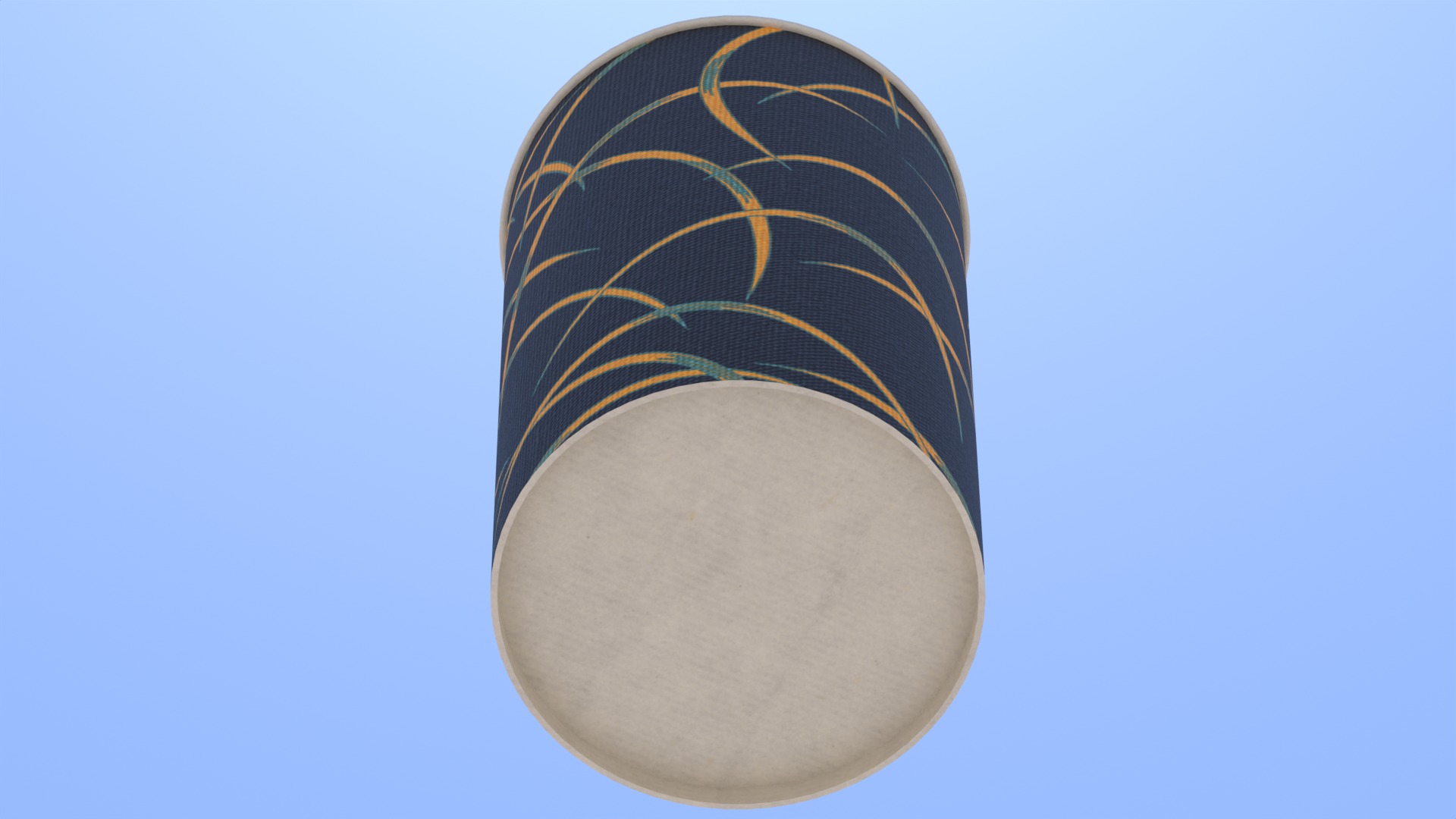 Coffee cup empty V PBR 3D model_7