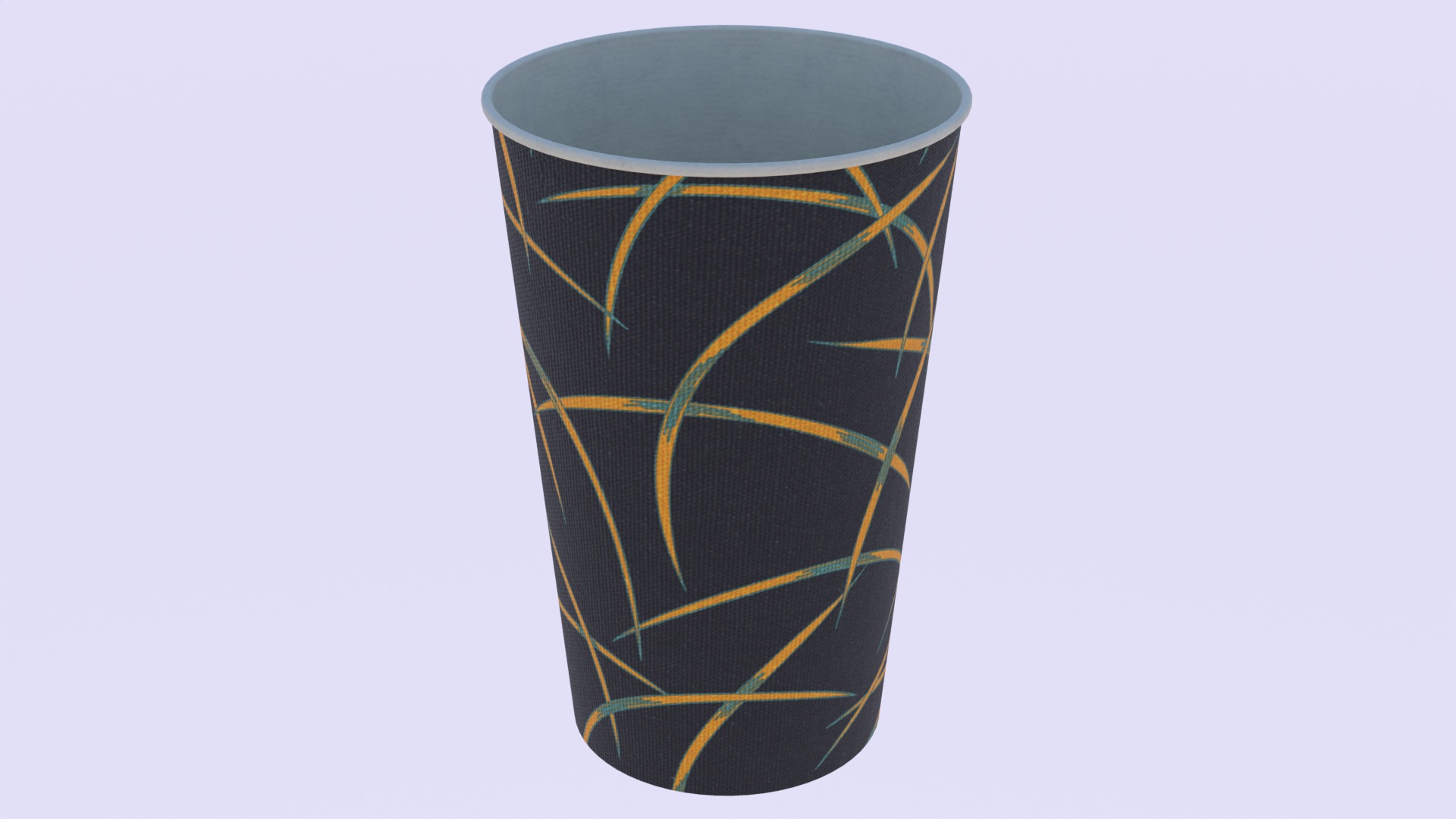 Coffee cup empty V PBR 3D model_1