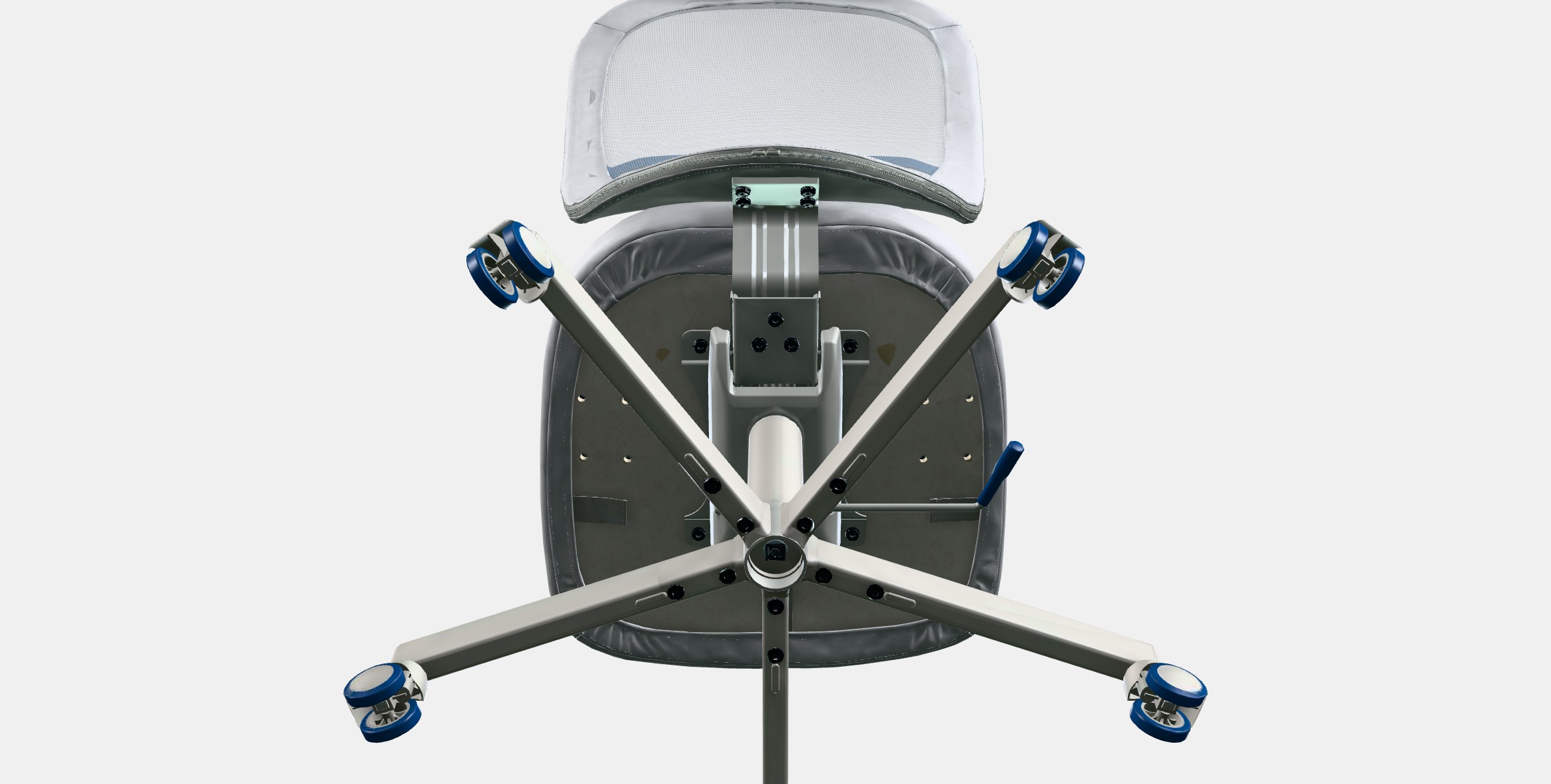 FLINTAN Office chair 1 Low-poly 3D model_9