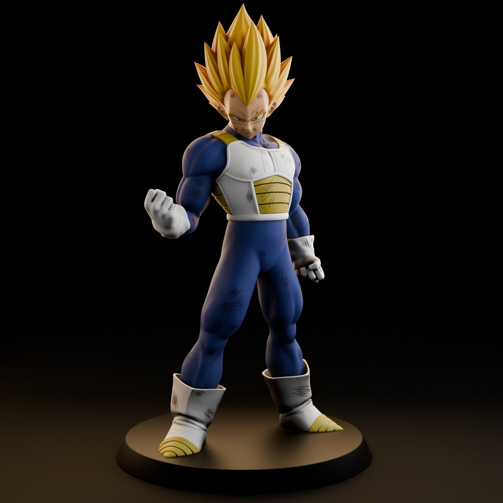 Vegeta Ultra Ego 3D print model_1