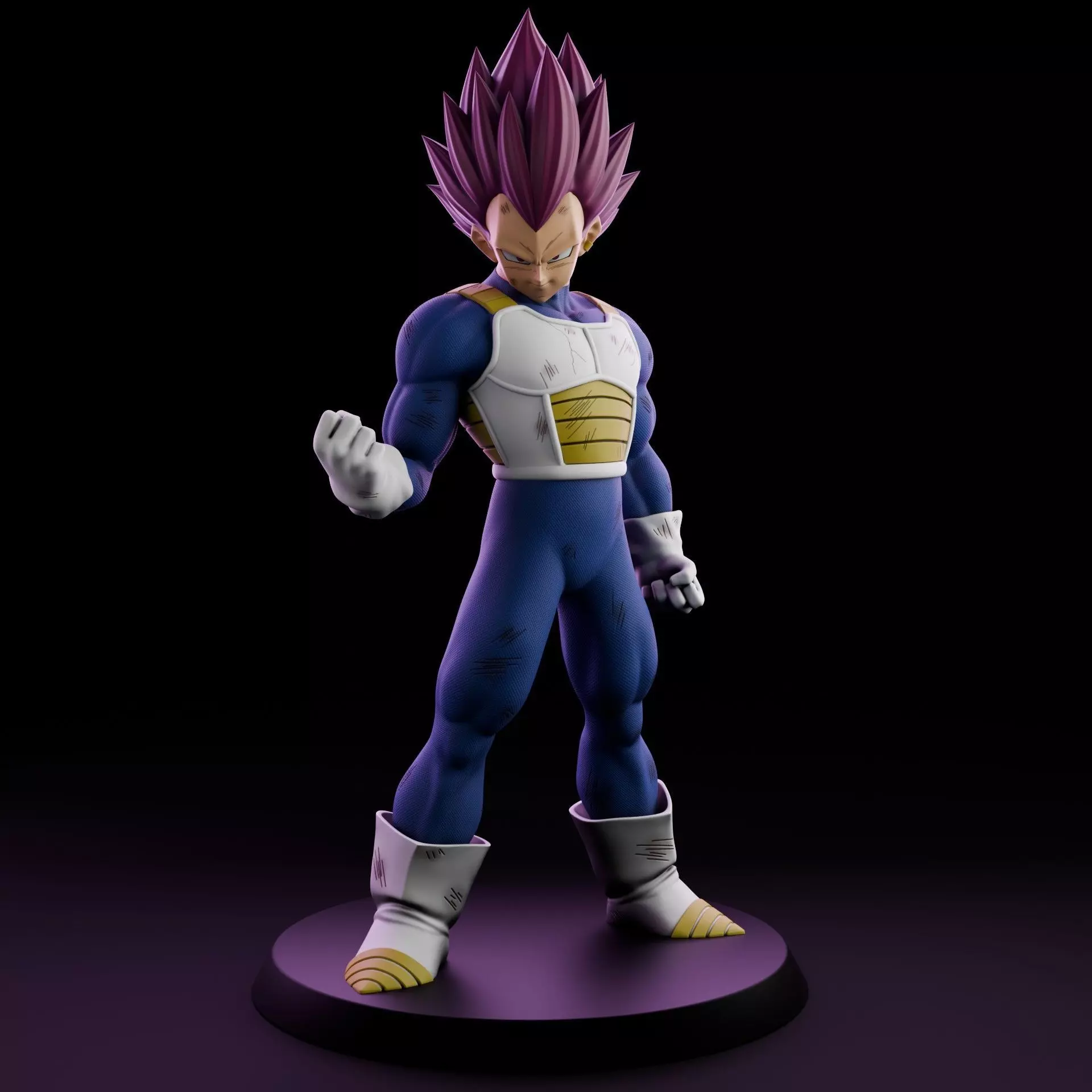 Vegeta Ultra Ego 3D print model_0