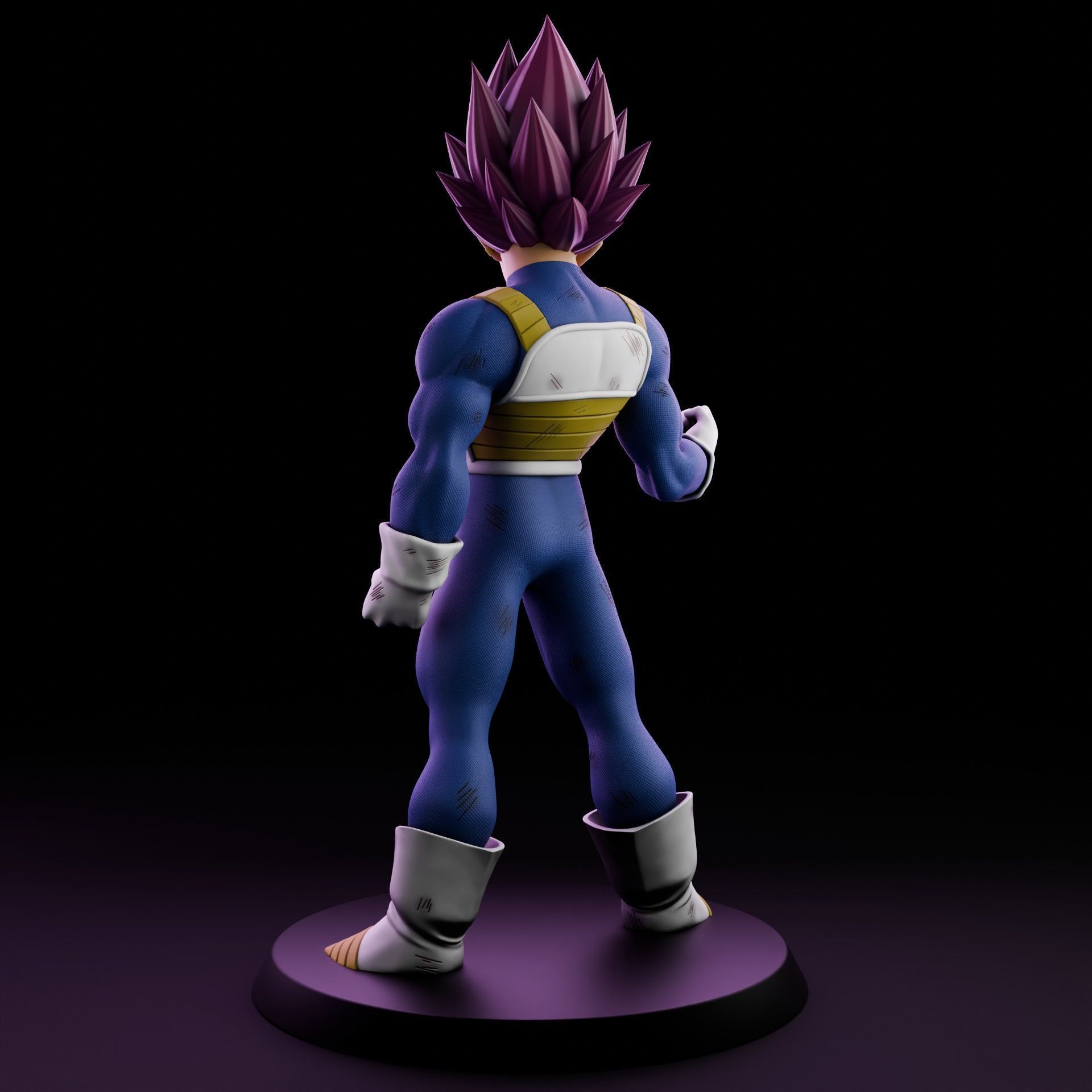 Vegeta Ultra Ego 3D print model_2
