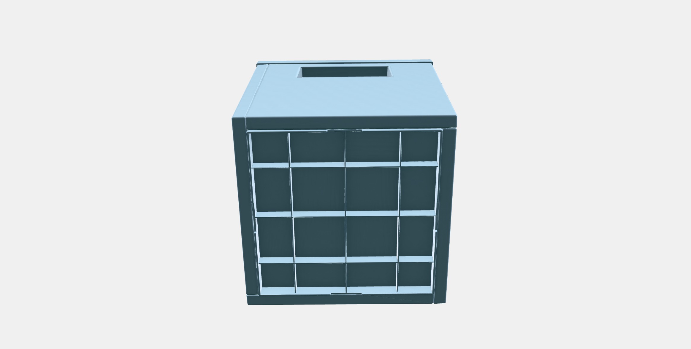 PANSARTAX Storage box with lid 2 Low-poly 3D model_6