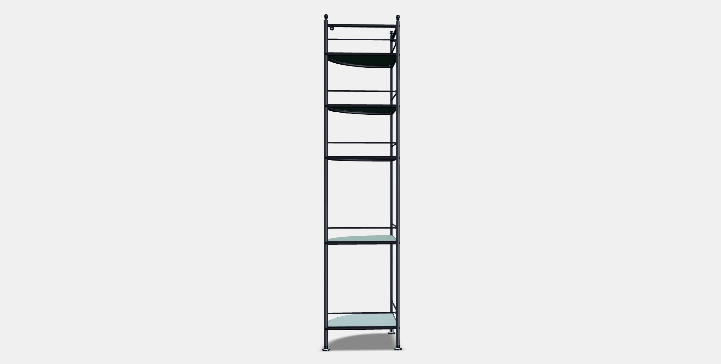 FROSJON Corner shelf unit Low-poly 3D model_14