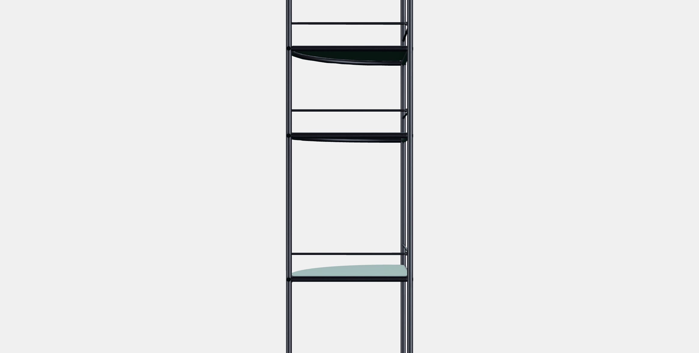 FROSJON Corner shelf unit Low-poly 3D model_15
