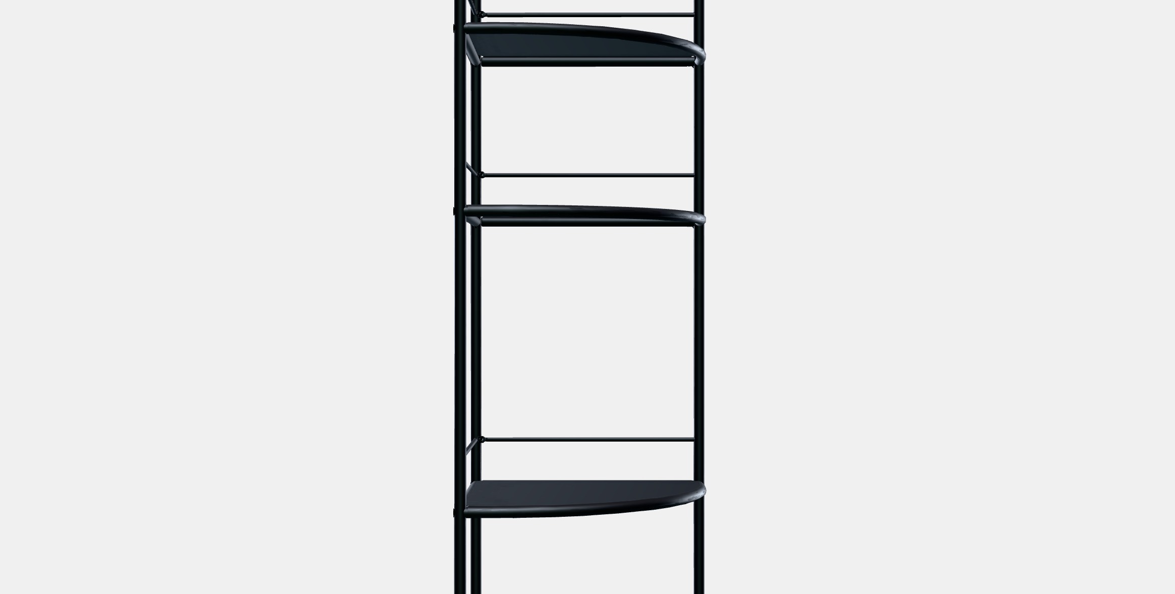 FROSJON Corner shelf unit Low-poly 3D model_11