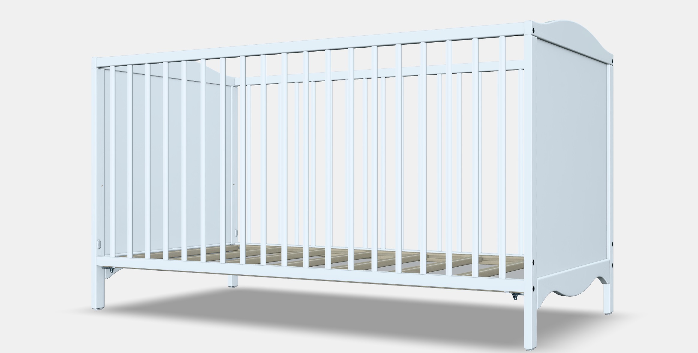 SMAGORA Cot Low-poly 3D model_5