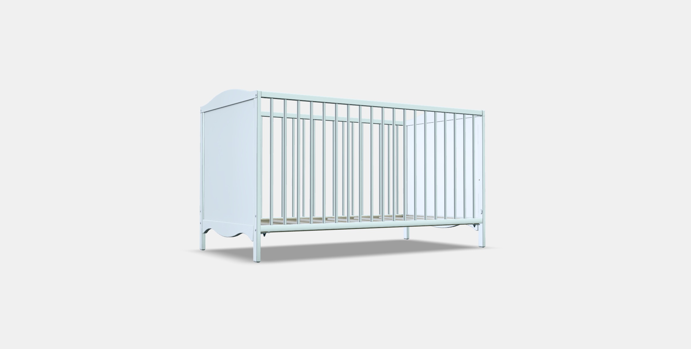 SMAGORA Cot Low-poly 3D model_2