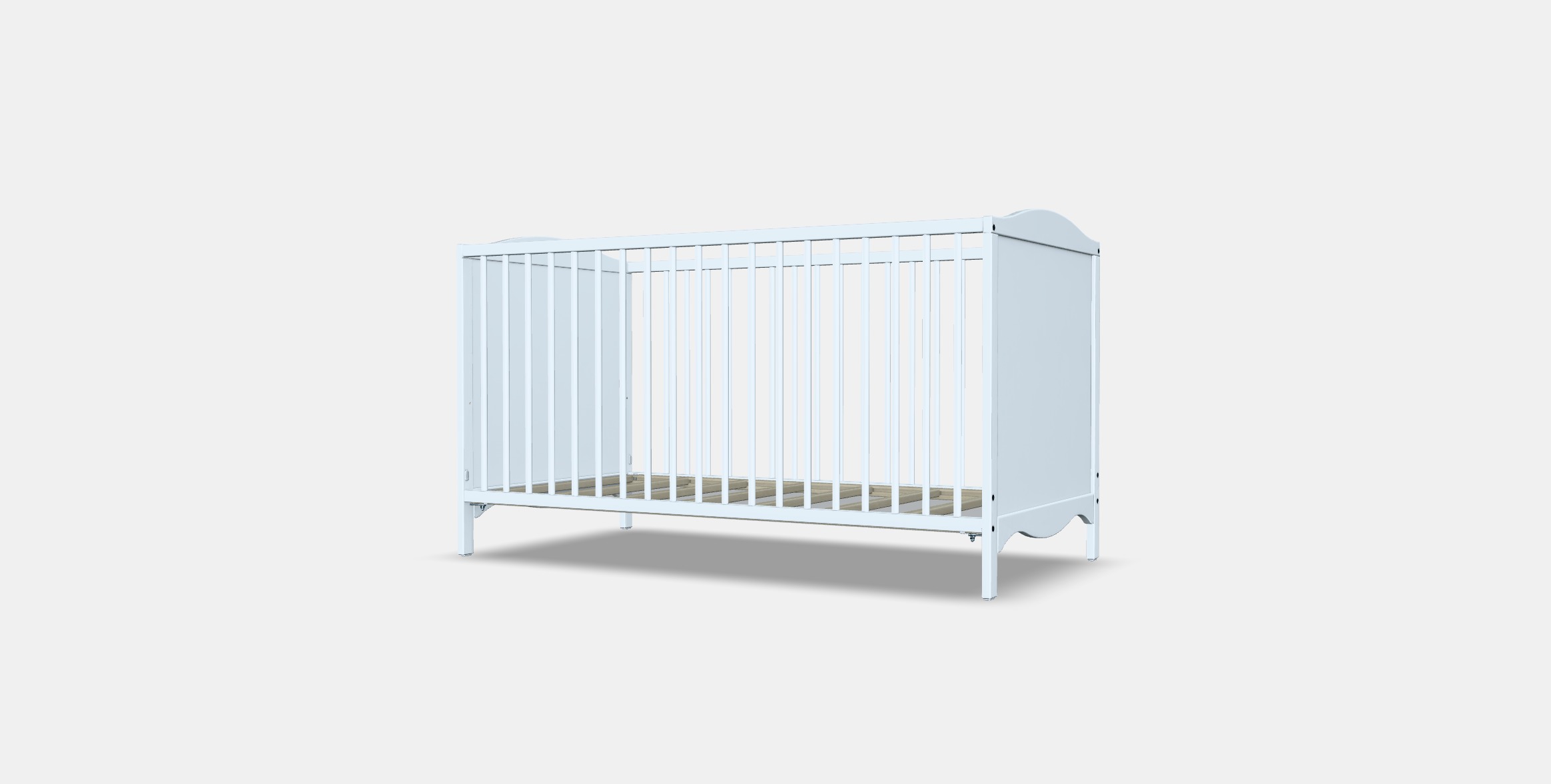 SMAGORA Cot Low-poly 3D model_3