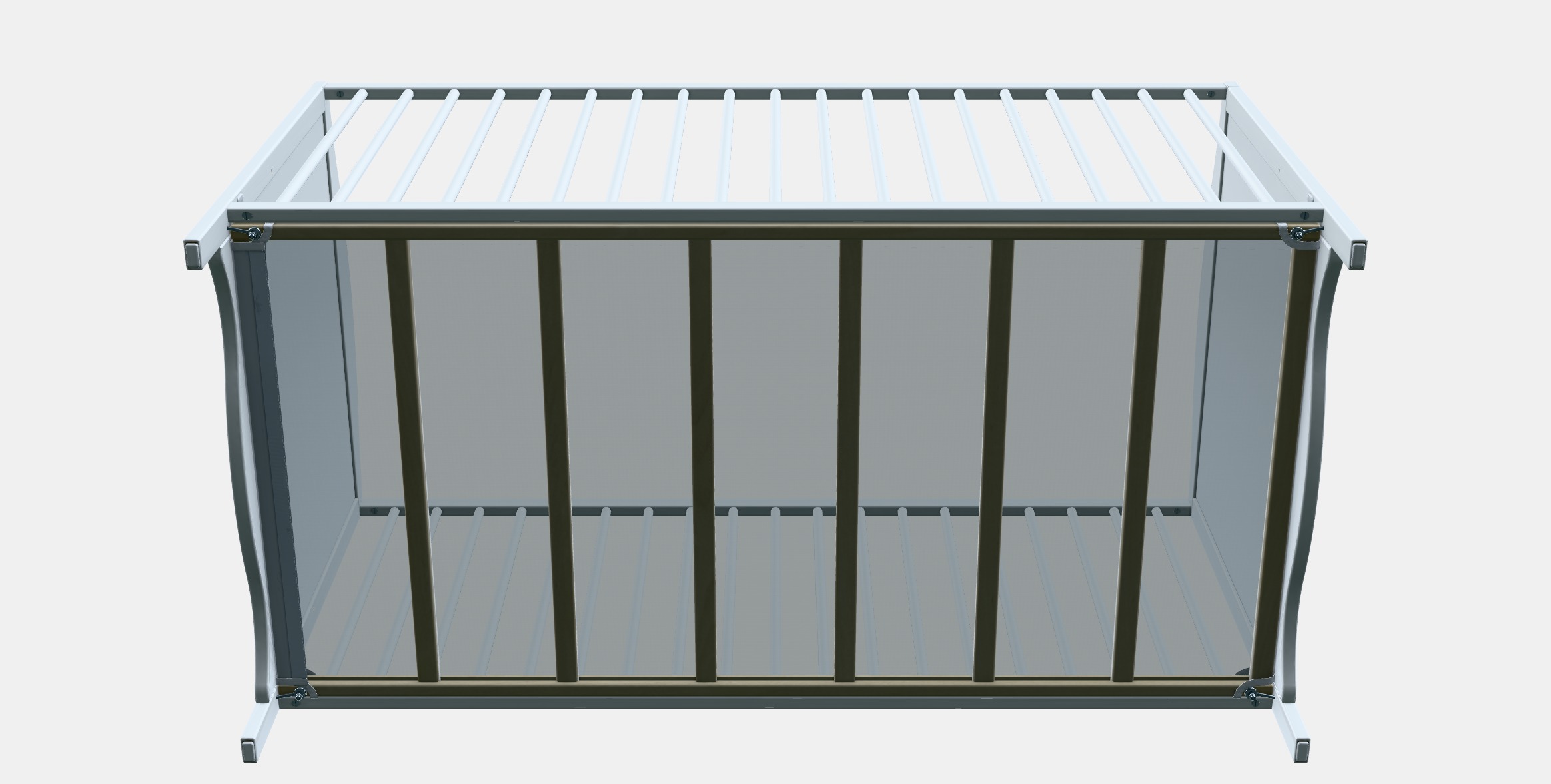 SMAGORA Cot Low-poly 3D model_7