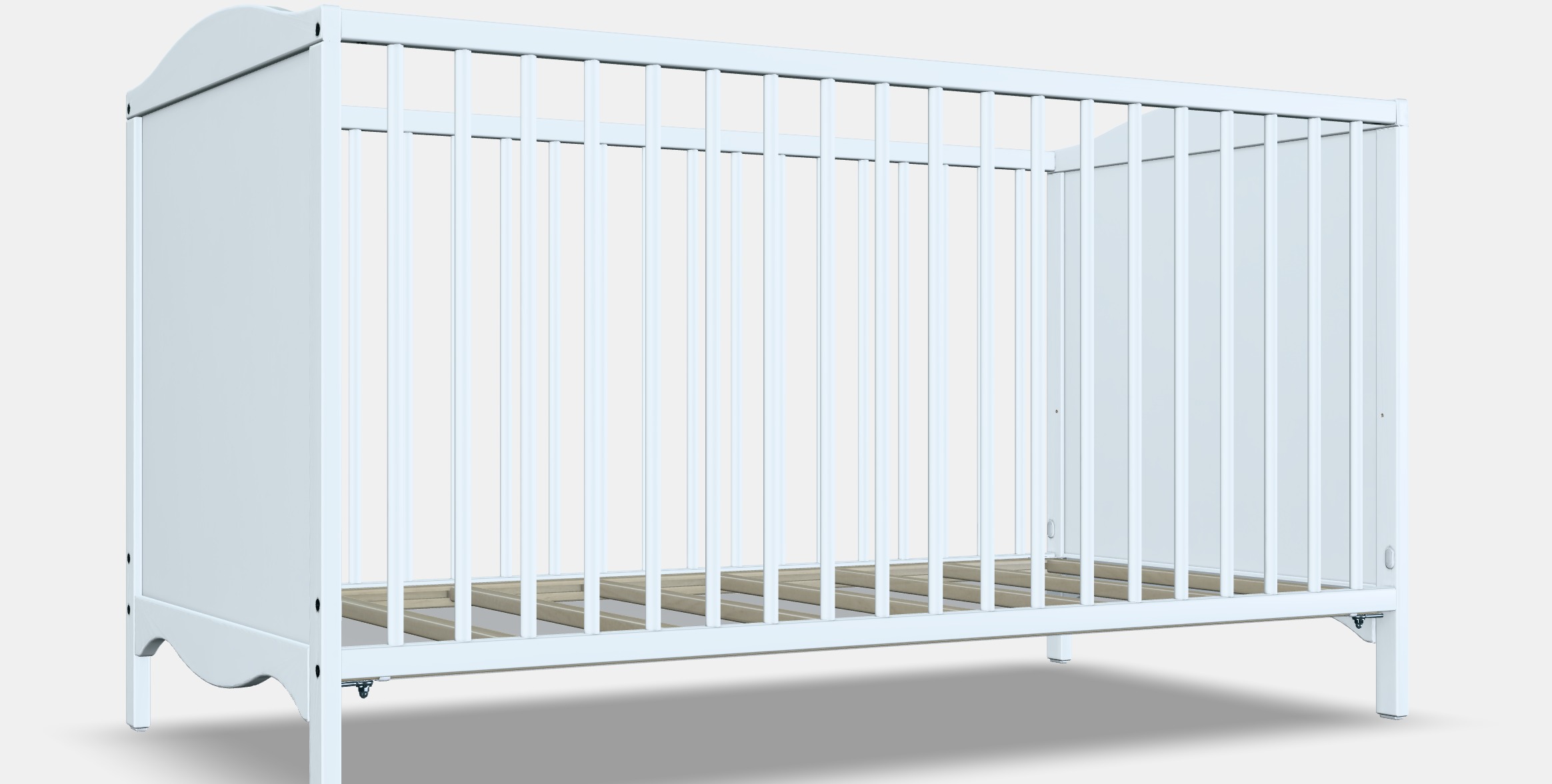 SMAGORA Cot Low-poly 3D model_4