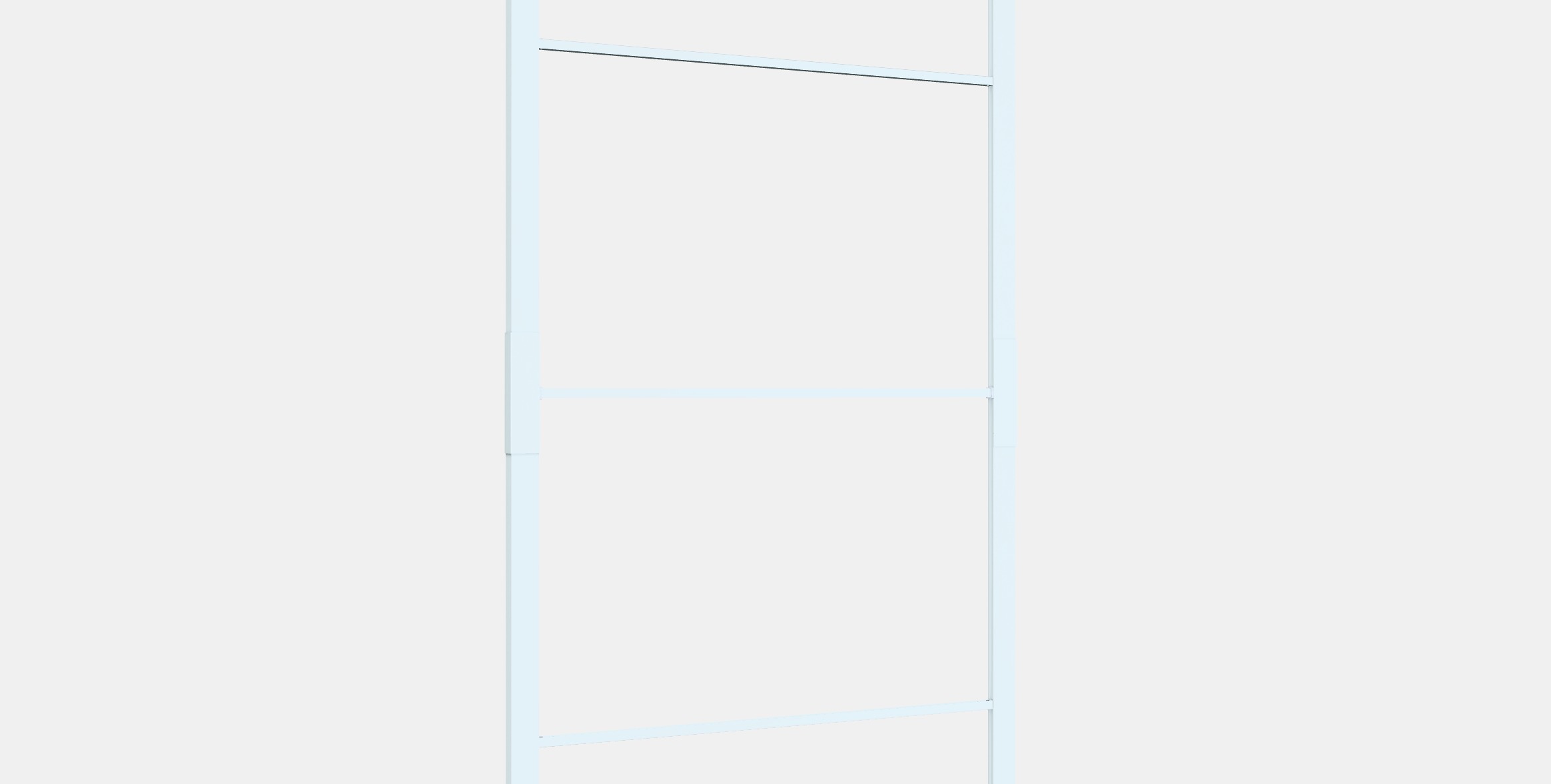 SKYTTA Sliding door frame 5 Low-poly 3D model_2