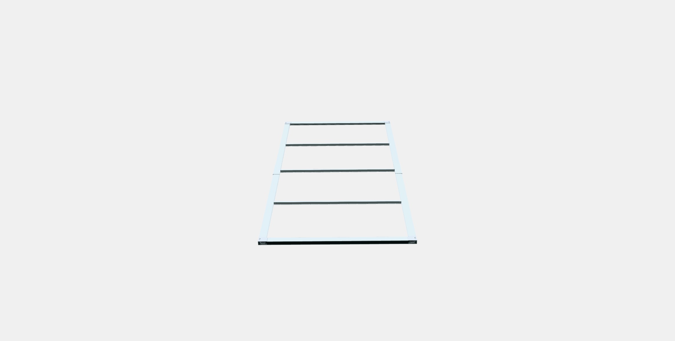 SKYTTA Sliding door frame 5 Low-poly 3D model_7