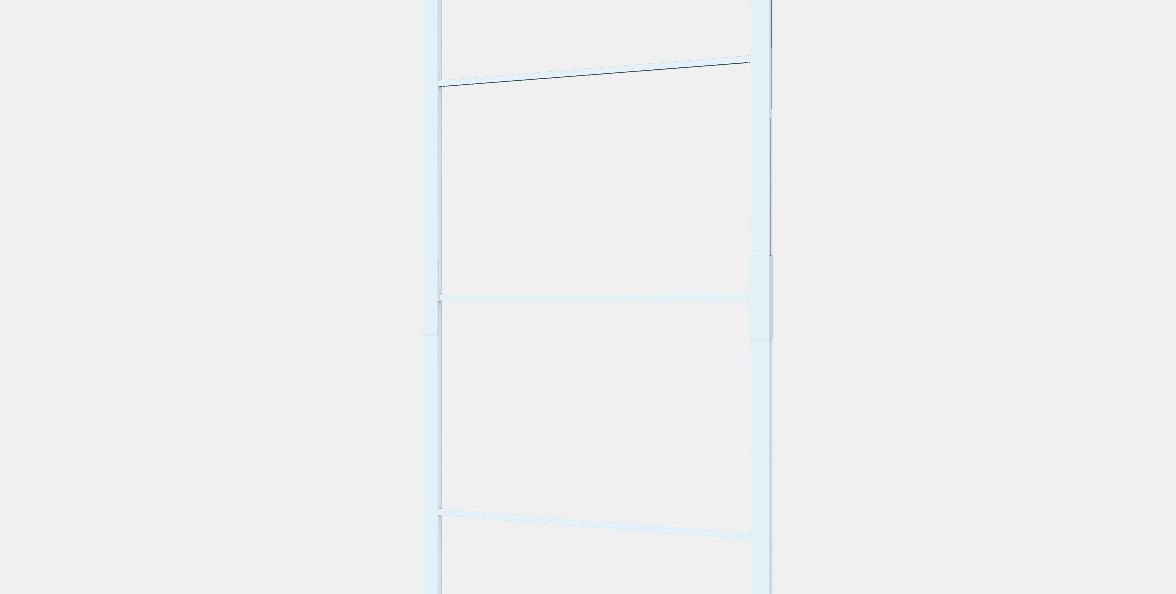 SKYTTA Sliding door frame 5 Low-poly 3D model_6