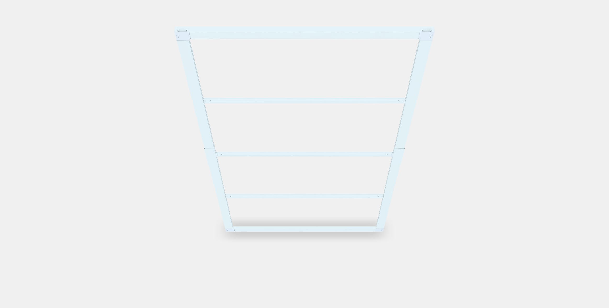 SKYTTA Sliding door frame 5 Low-poly 3D model_4