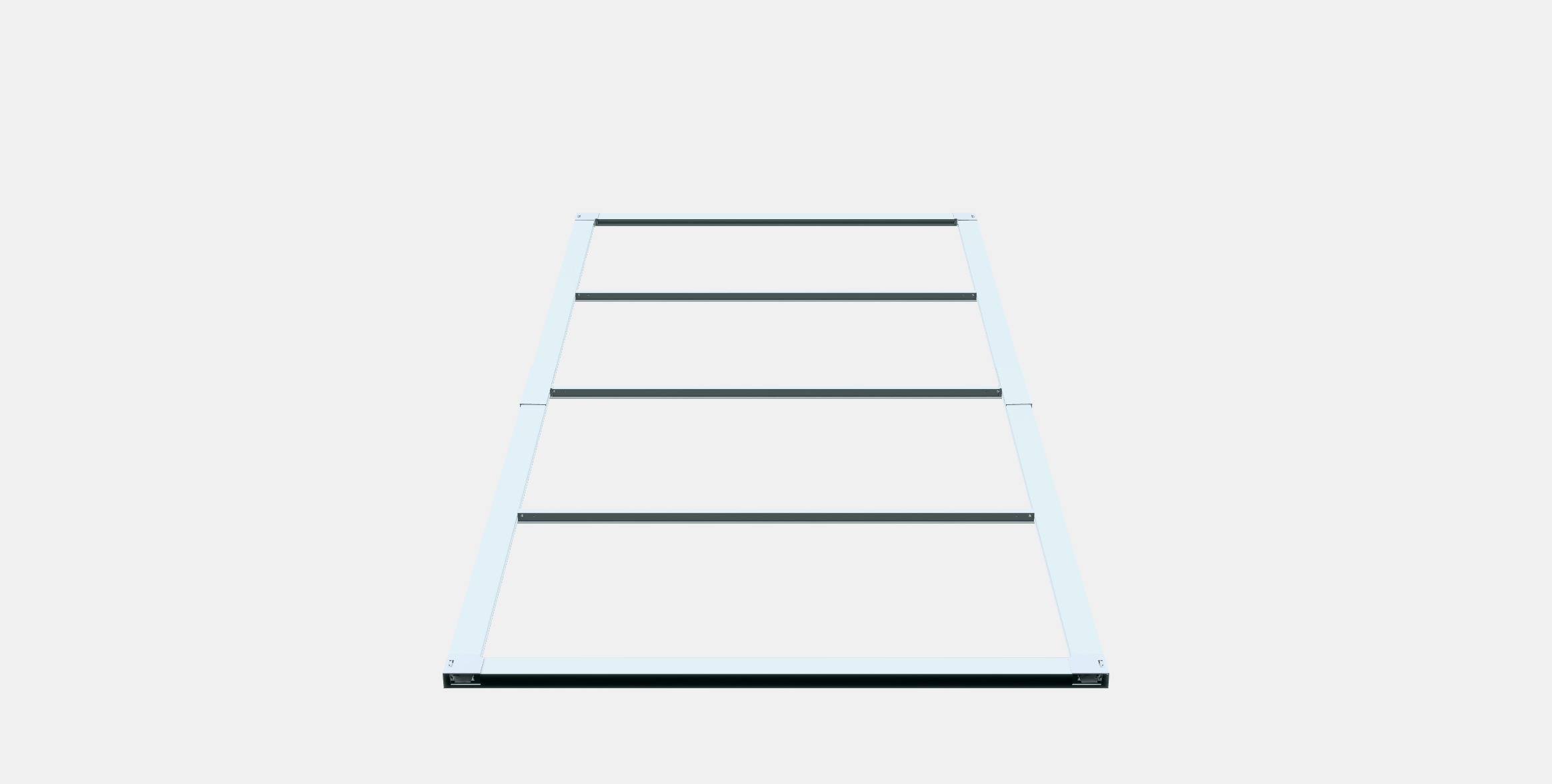 SKYTTA Sliding door frame 5 Low-poly 3D model_8