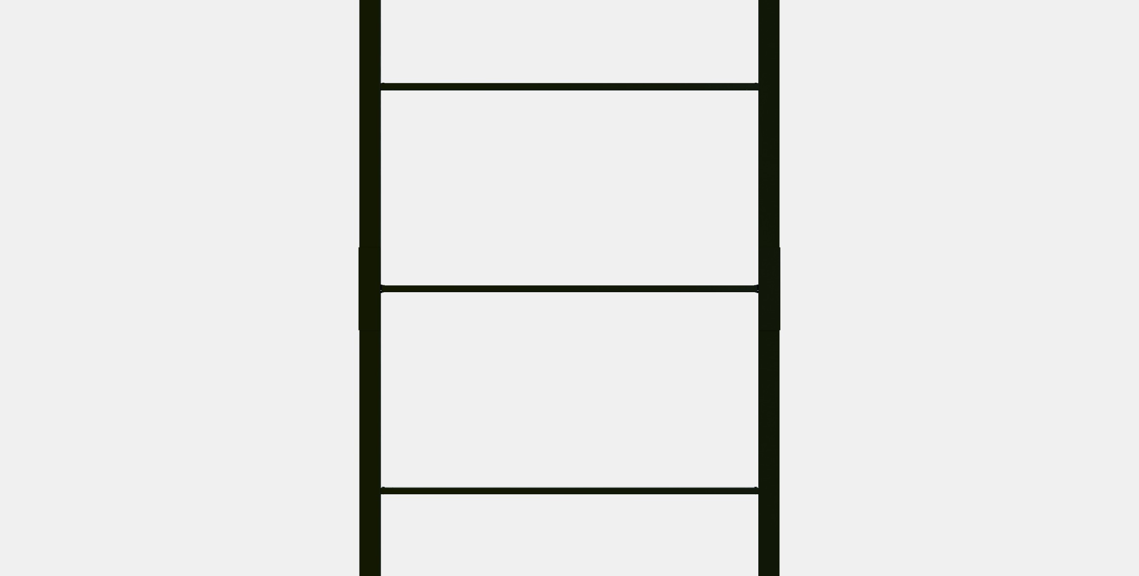 SKYTTA Sliding door frame 6 Low-poly 3D model_15