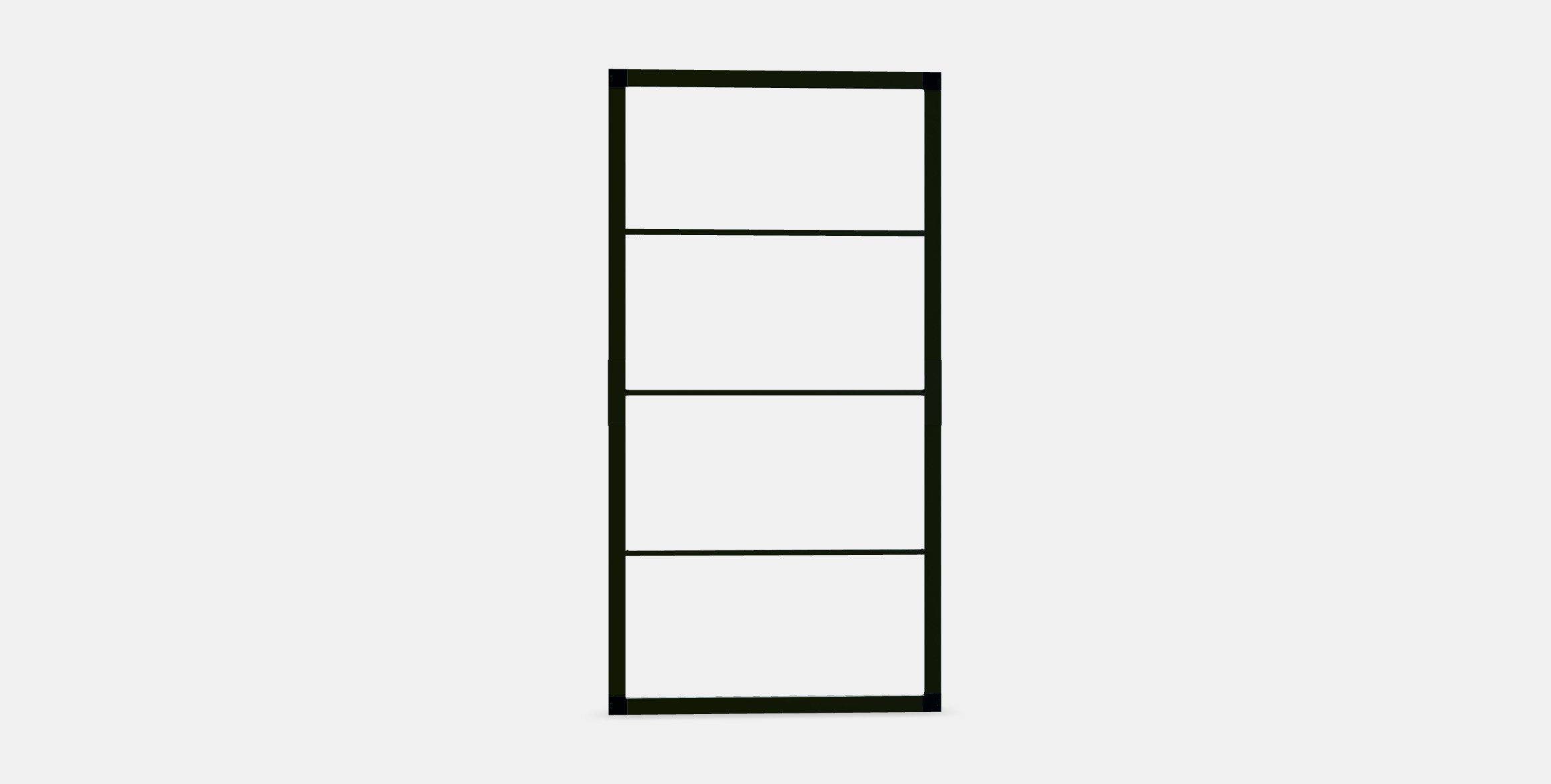 SKYTTA Sliding door frame 6 Low-poly 3D model_14