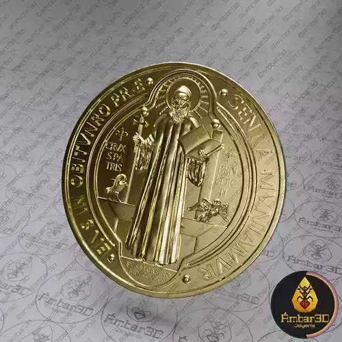 Saint Benedict Medal Gold Religious
