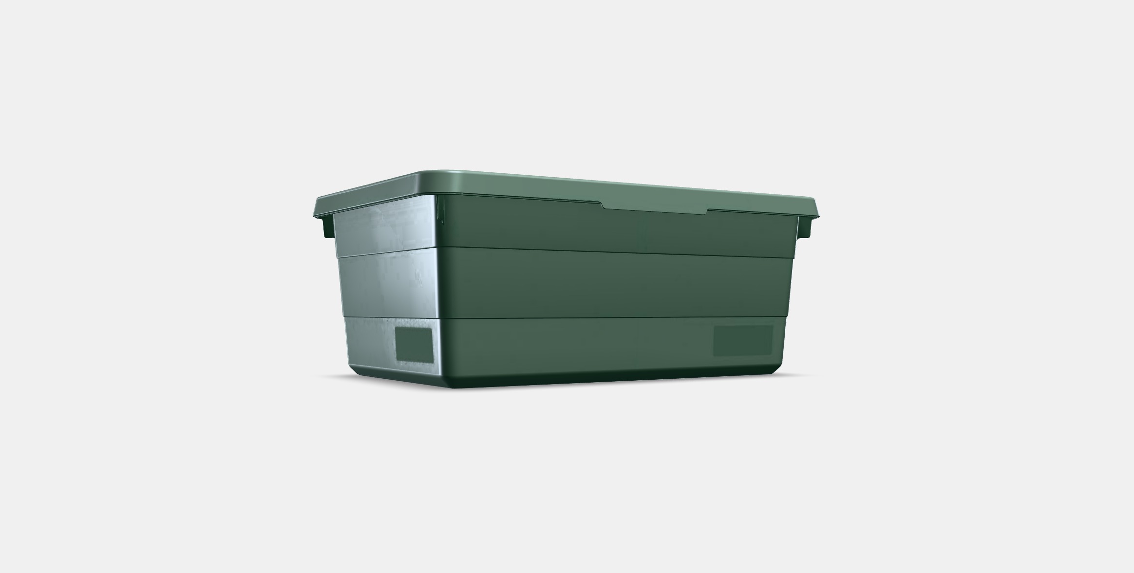 SOCKERBIT Storage box with lid 2 Low-poly 3D model_3