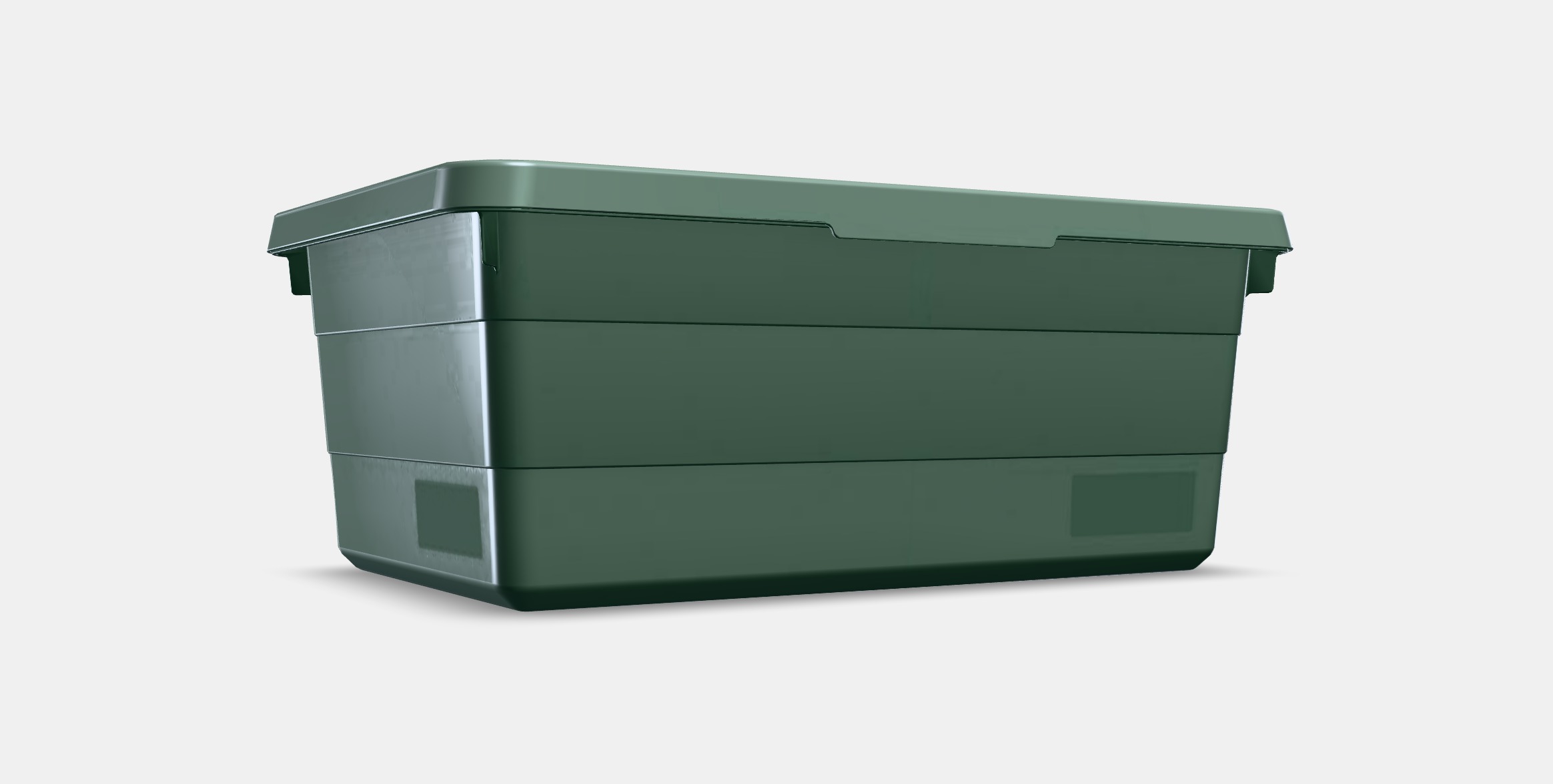 SOCKERBIT Storage box with lid 2 Low-poly 3D model_9