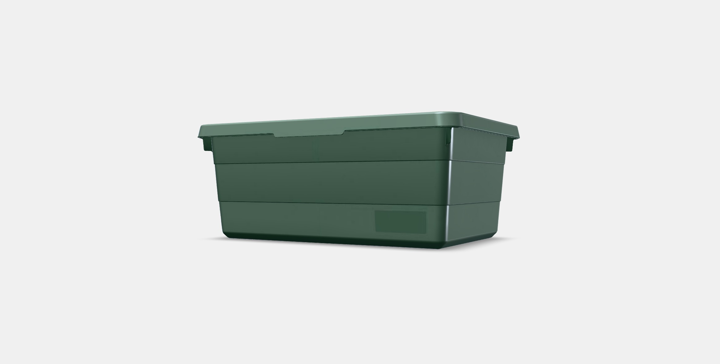 SOCKERBIT Storage box with lid 2 Low-poly 3D model_12