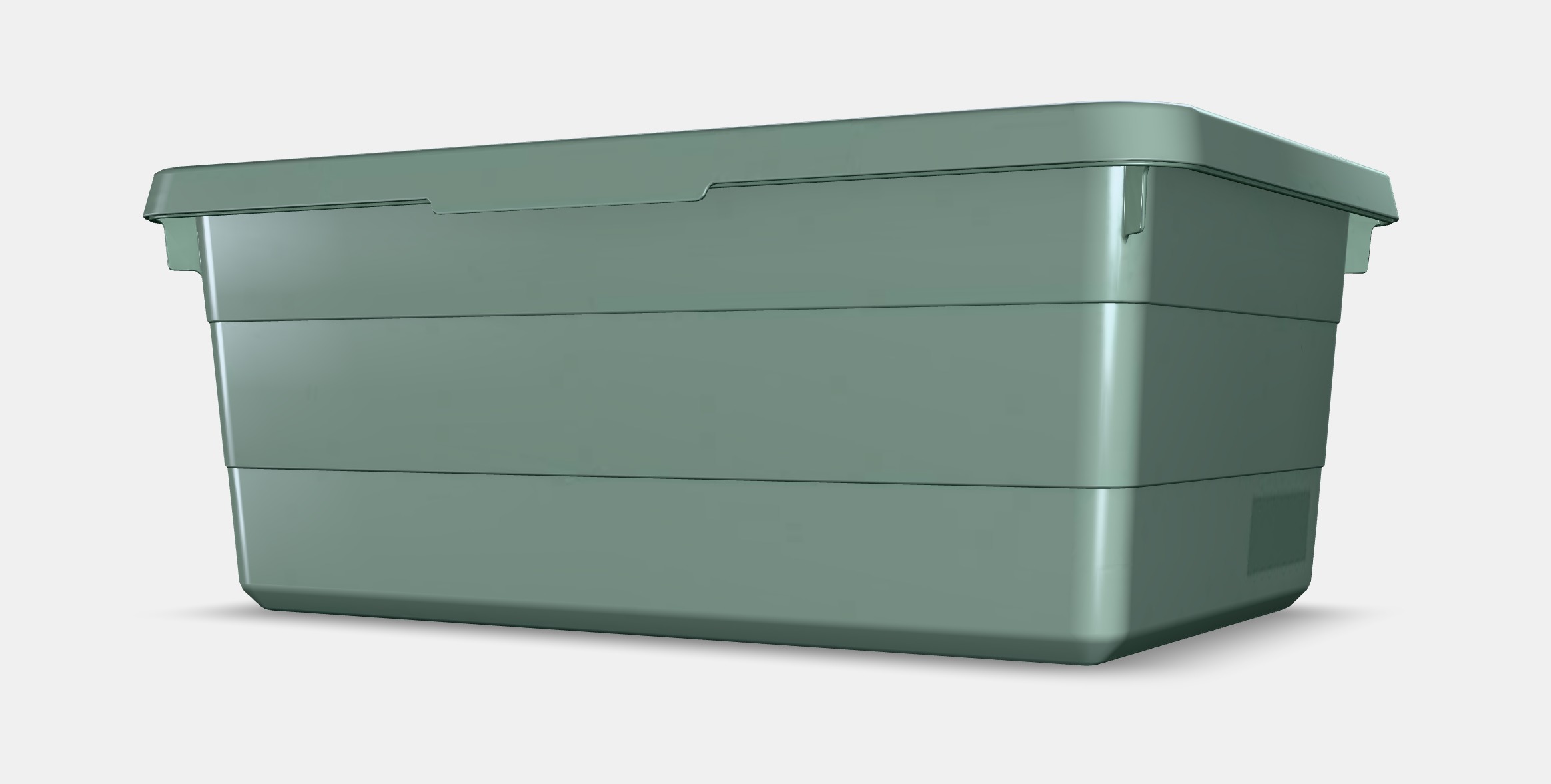 SOCKERBIT Storage box with lid 2 Low-poly 3D model_6