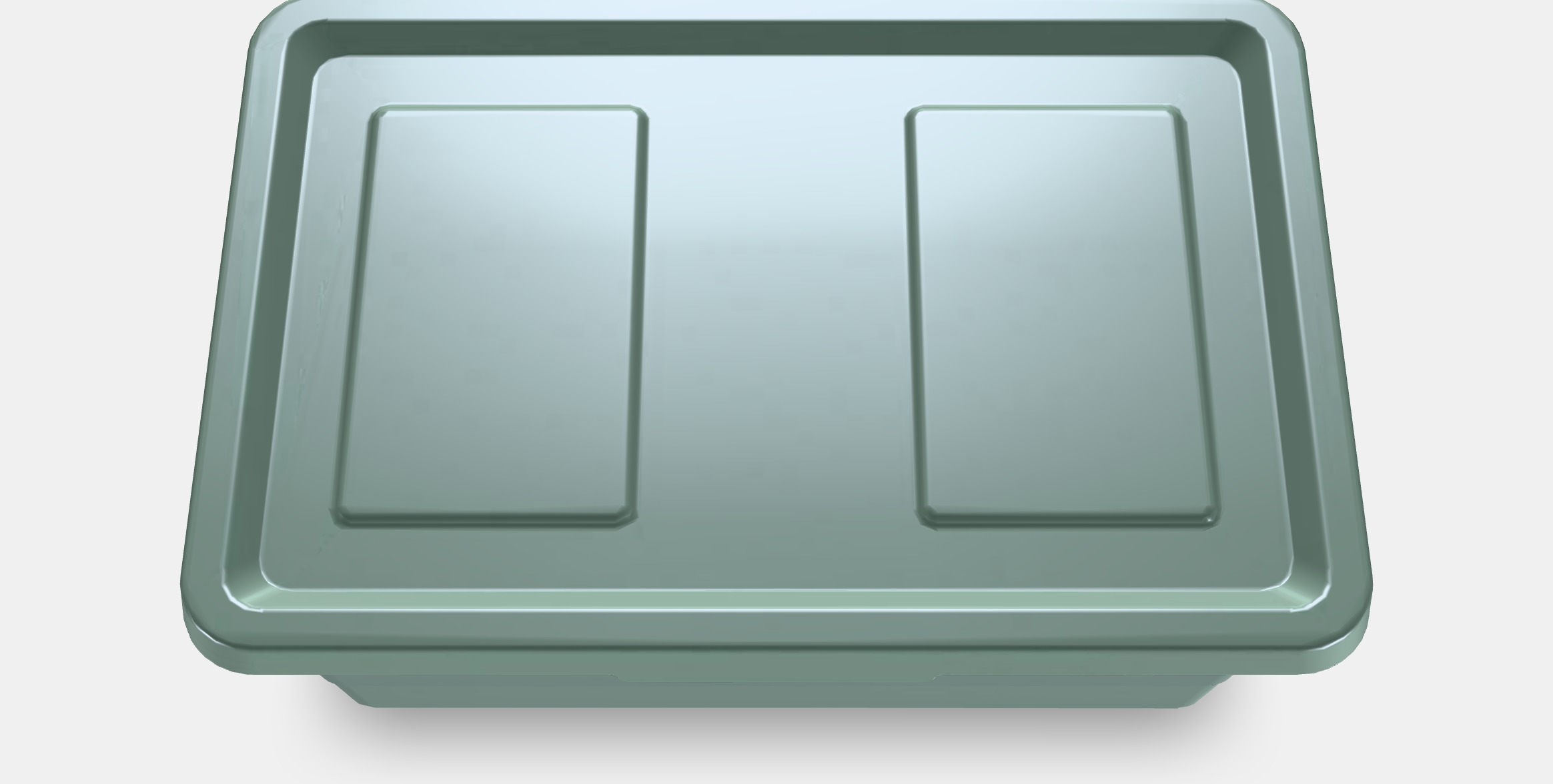 SOCKERBIT Storage box with lid 2 Low-poly 3D model_4