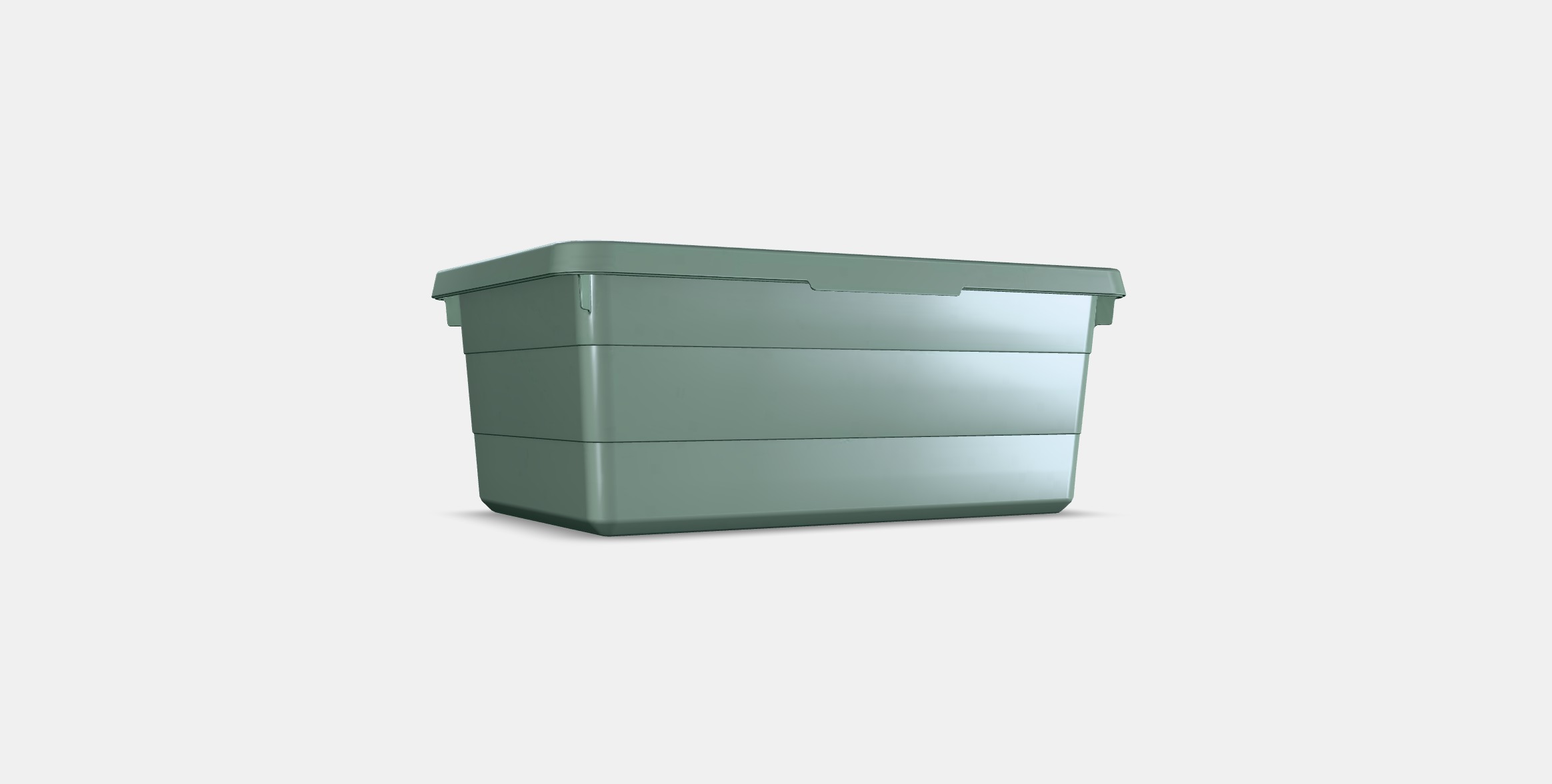 SOCKERBIT Storage box with lid 2 Low-poly 3D model_16