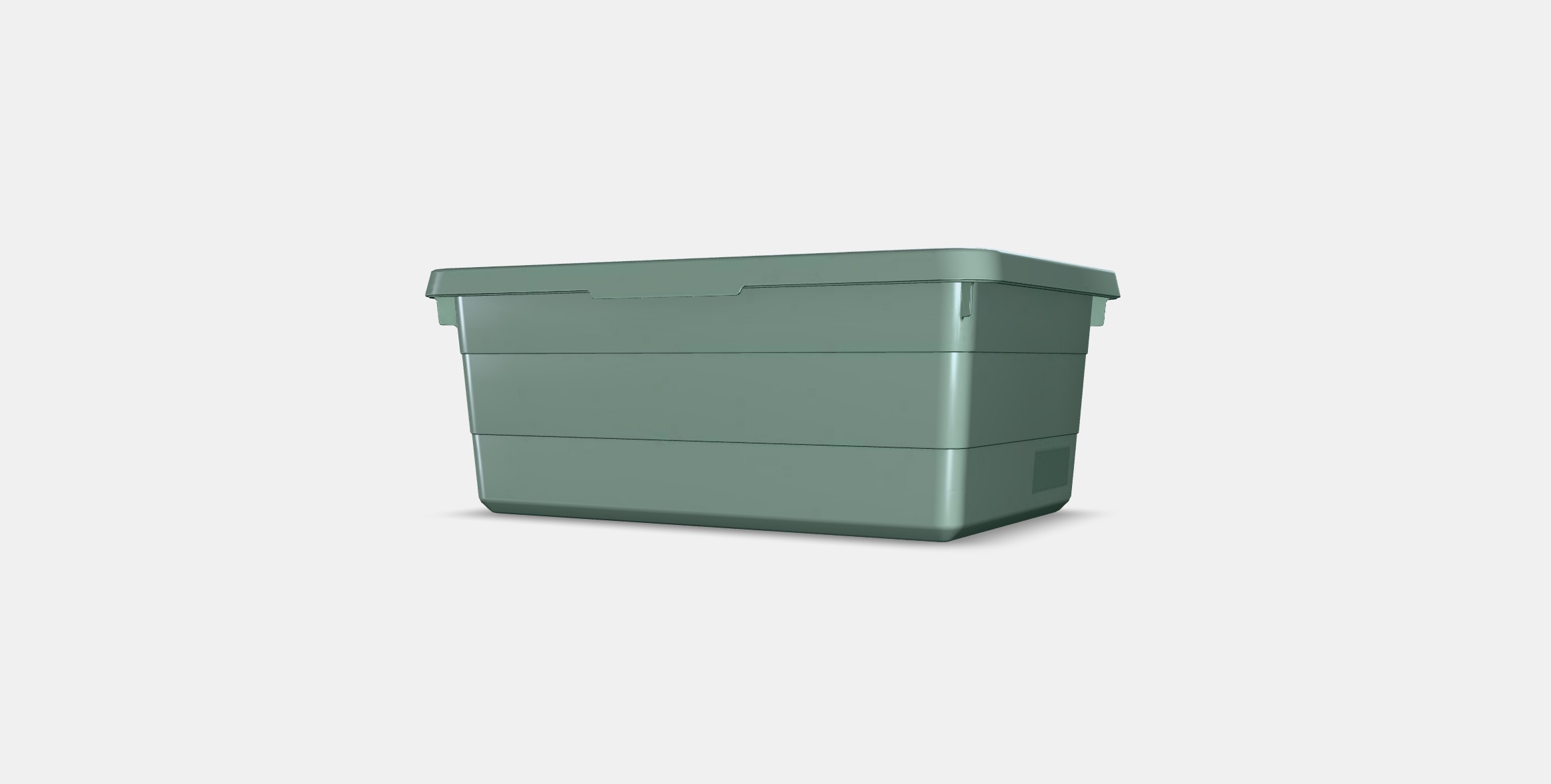 SOCKERBIT Storage box with lid 2 Low-poly 3D model_5