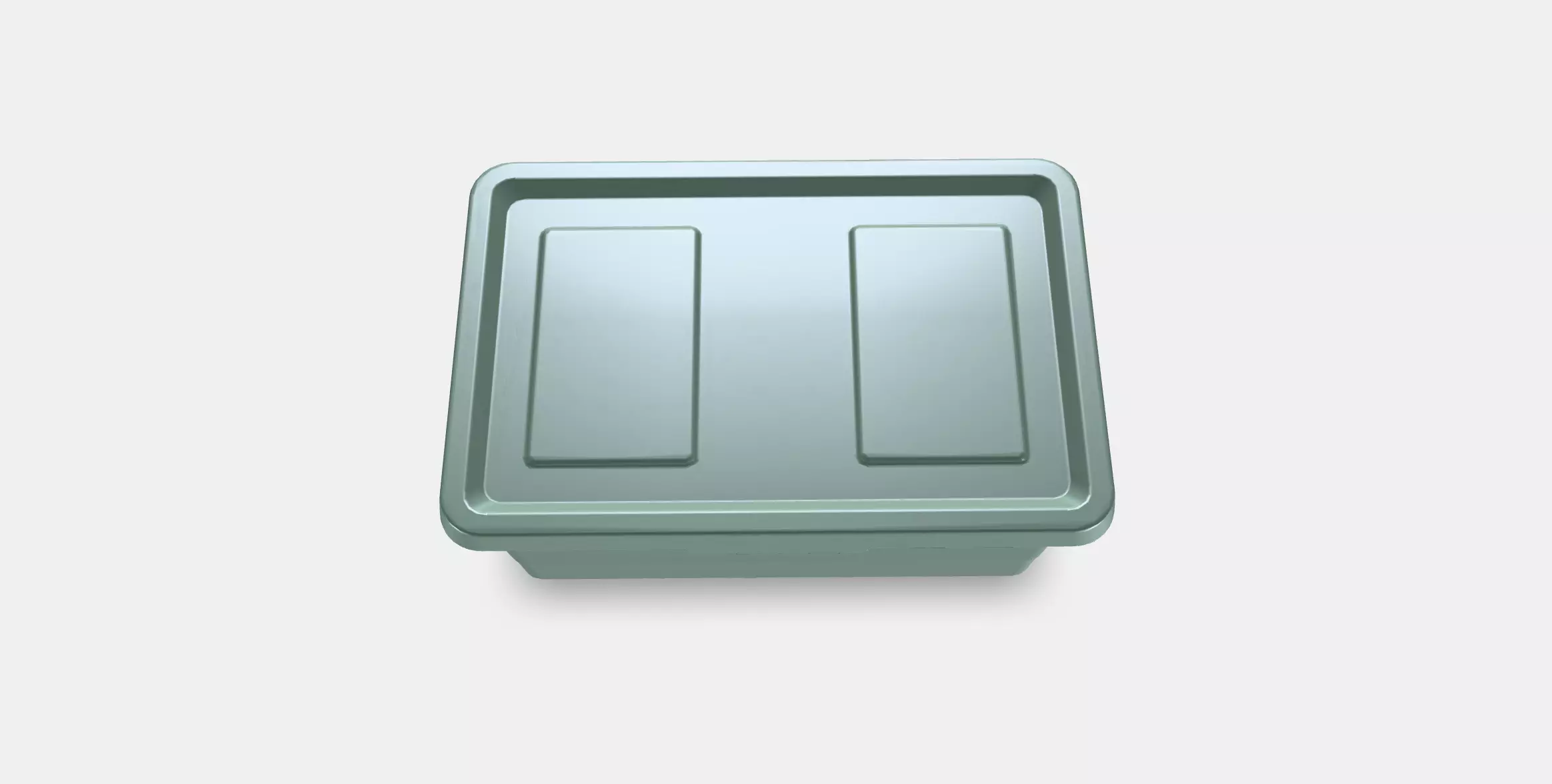 SOCKERBIT Storage box with lid 2 Low-poly 3D model_0