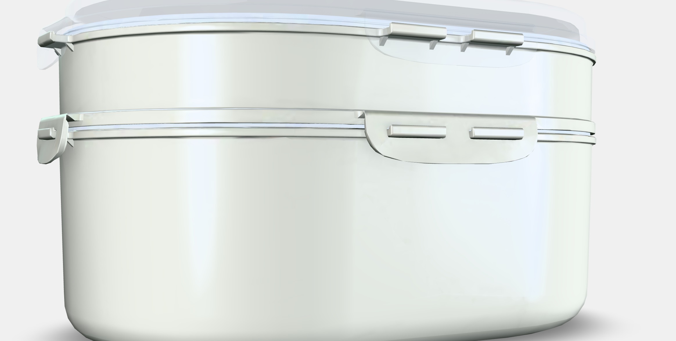 UTBJUDA Stackable lunch box for dry food Low-poly 3D model_2