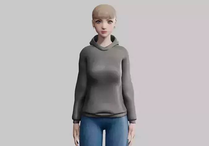 Young cute Woman V25729 