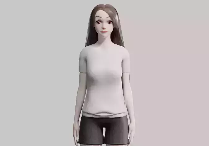 Pretty stylized woman V27587 