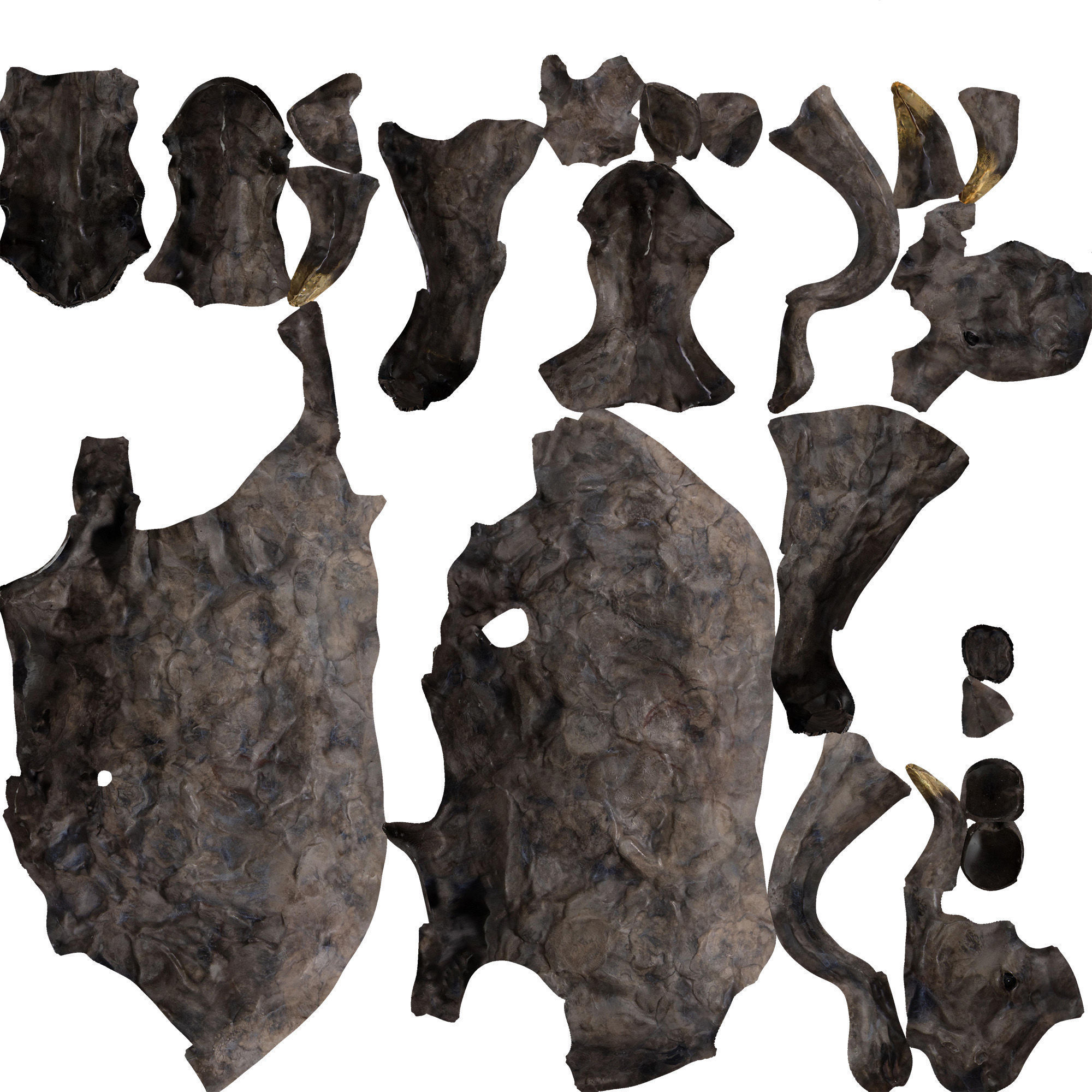 Cow sculpture 3D model_7