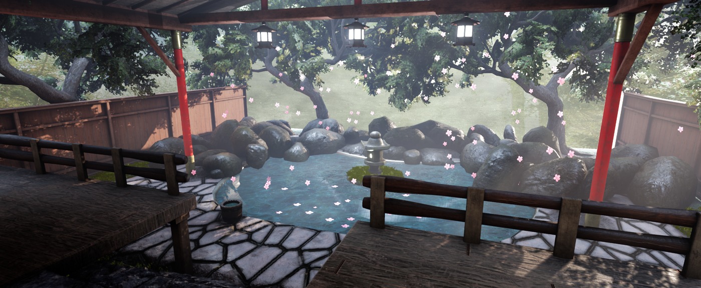 Japanese Stone Lantern Low-poly 3D model_10