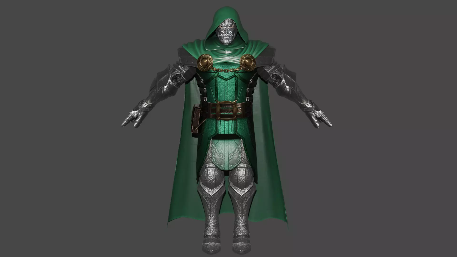 Doctor Doom 3D model_0