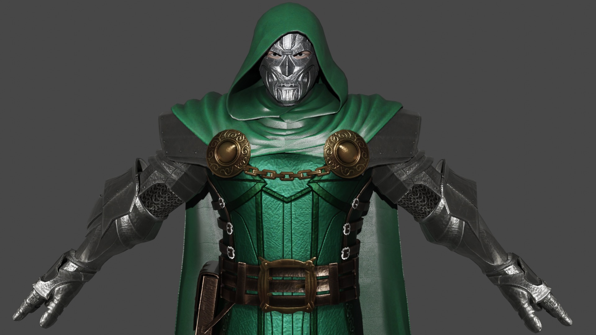 Doctor Doom 3D model_1