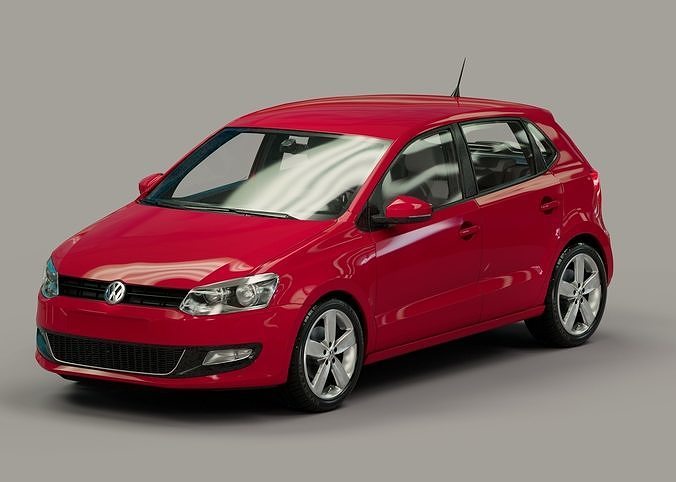 Volkswagen polo 2010 3D model