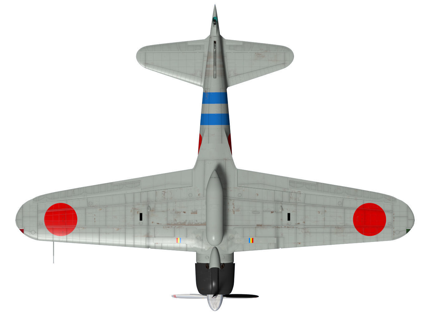 A6M2 Zero fighter Type 21  3D model_19