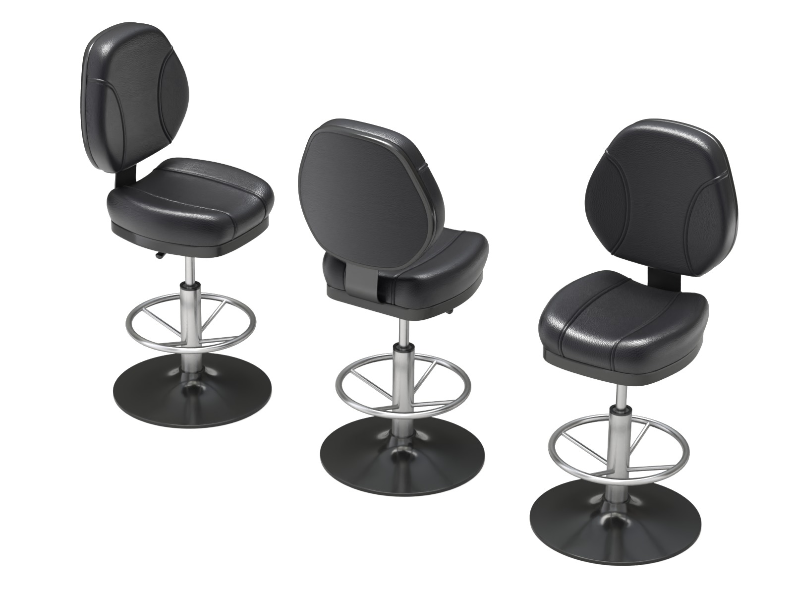 Blackjack Table Set 3D model_8