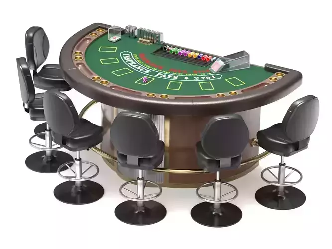 Blackjack Table Set