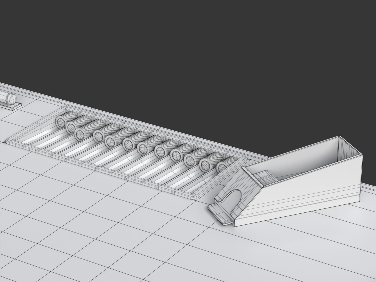 Blackjack Table Set 3D model_27