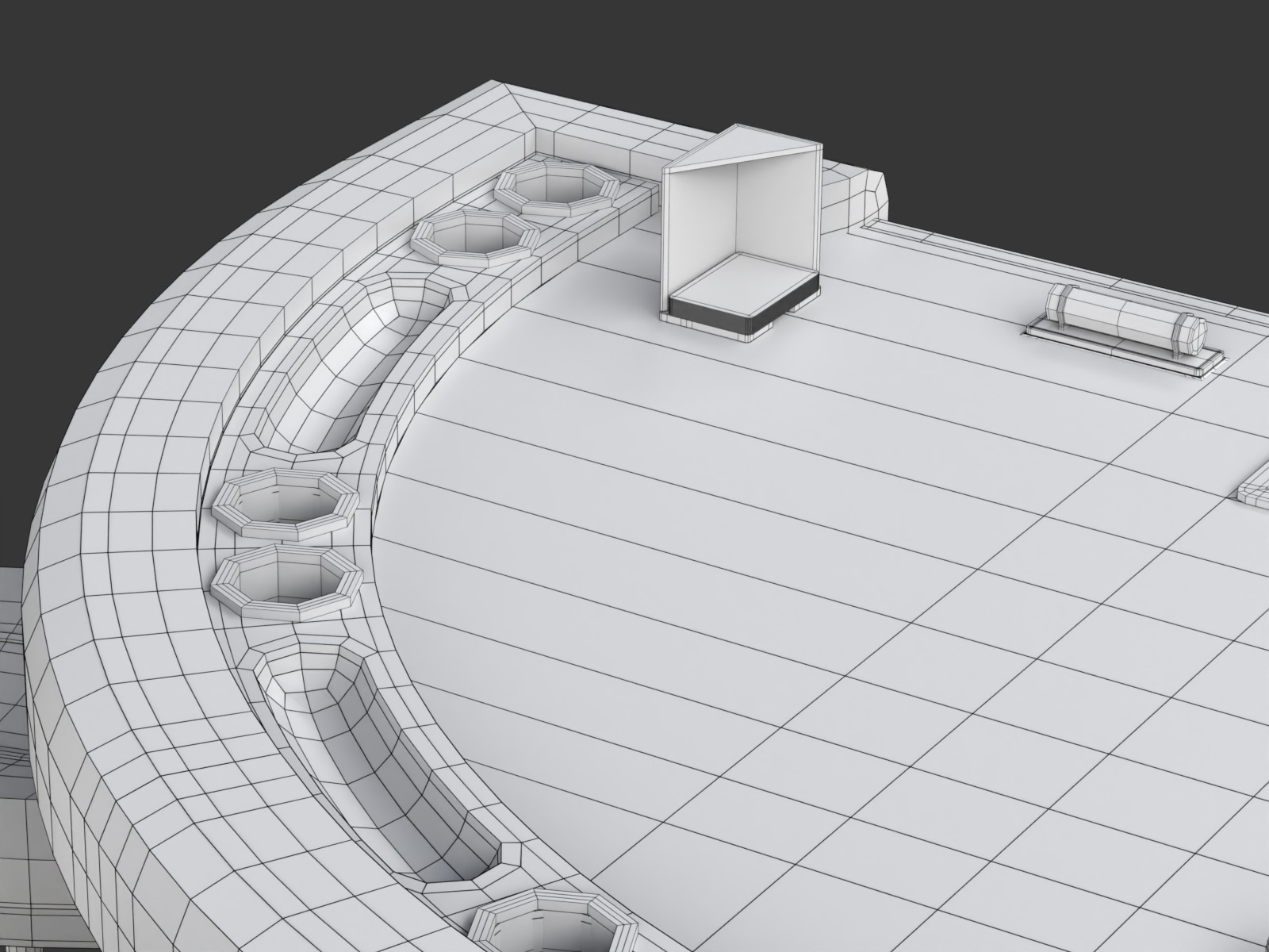 Blackjack Table Set 3D model_28