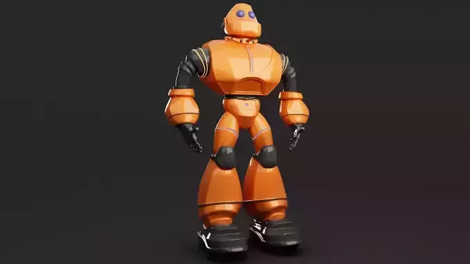sci fi - character  robot - model Free low-poly 3D model
