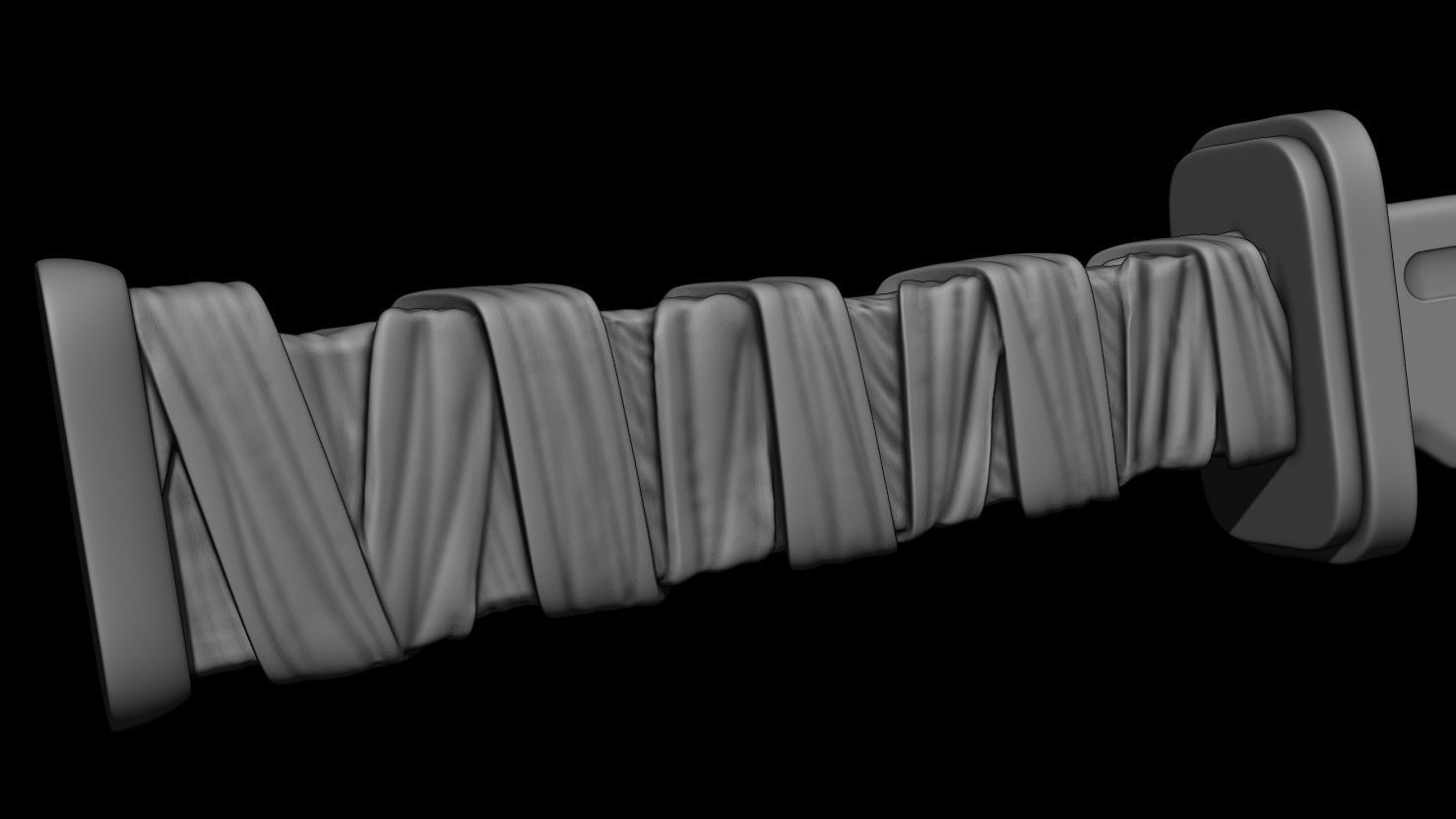 3D PRINTABLE KNIFE ACCESSORY FOR ACTION FIGURES 3D print model_4